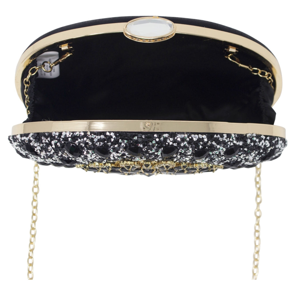 Sparkly Diamanté Encrusted Clutch Bag