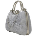 Bow Diamante Clutch Bag
