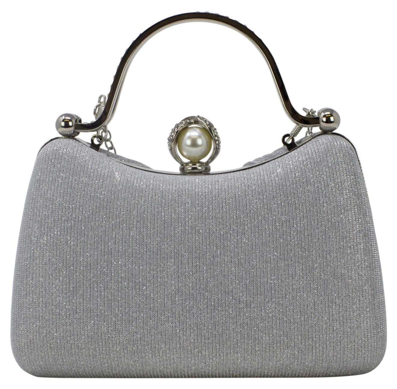 Bow Diamante Clutch Bag