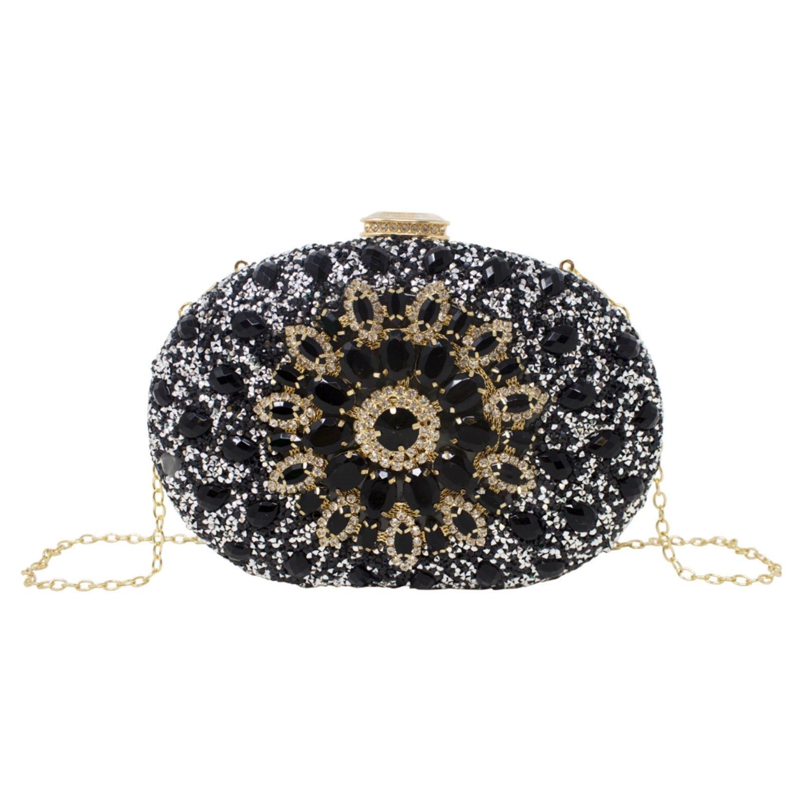 Sparkly Diamanté Encrusted Clutch Bag