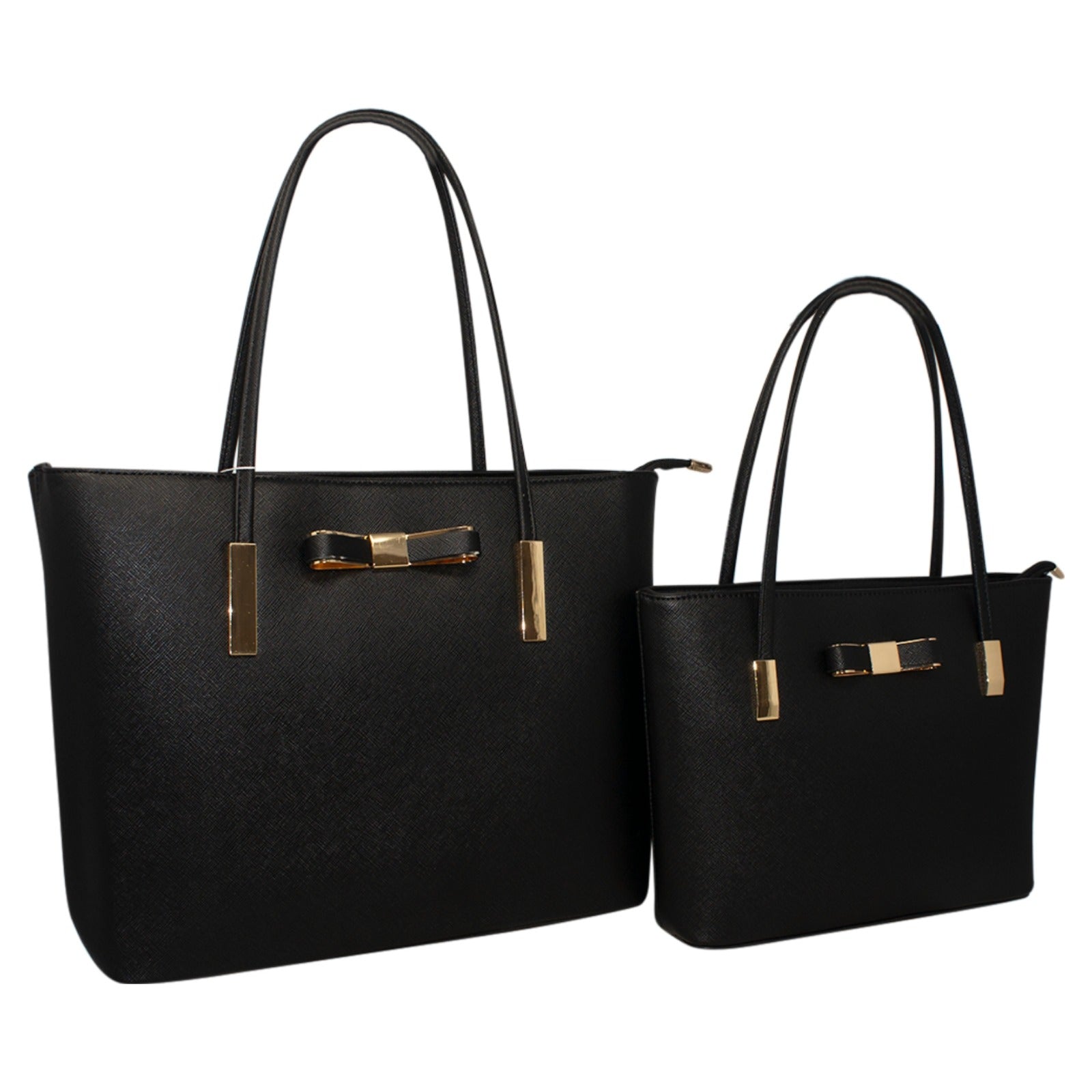 Ladies 2 Pieces Fashion Tote Bag Set - C